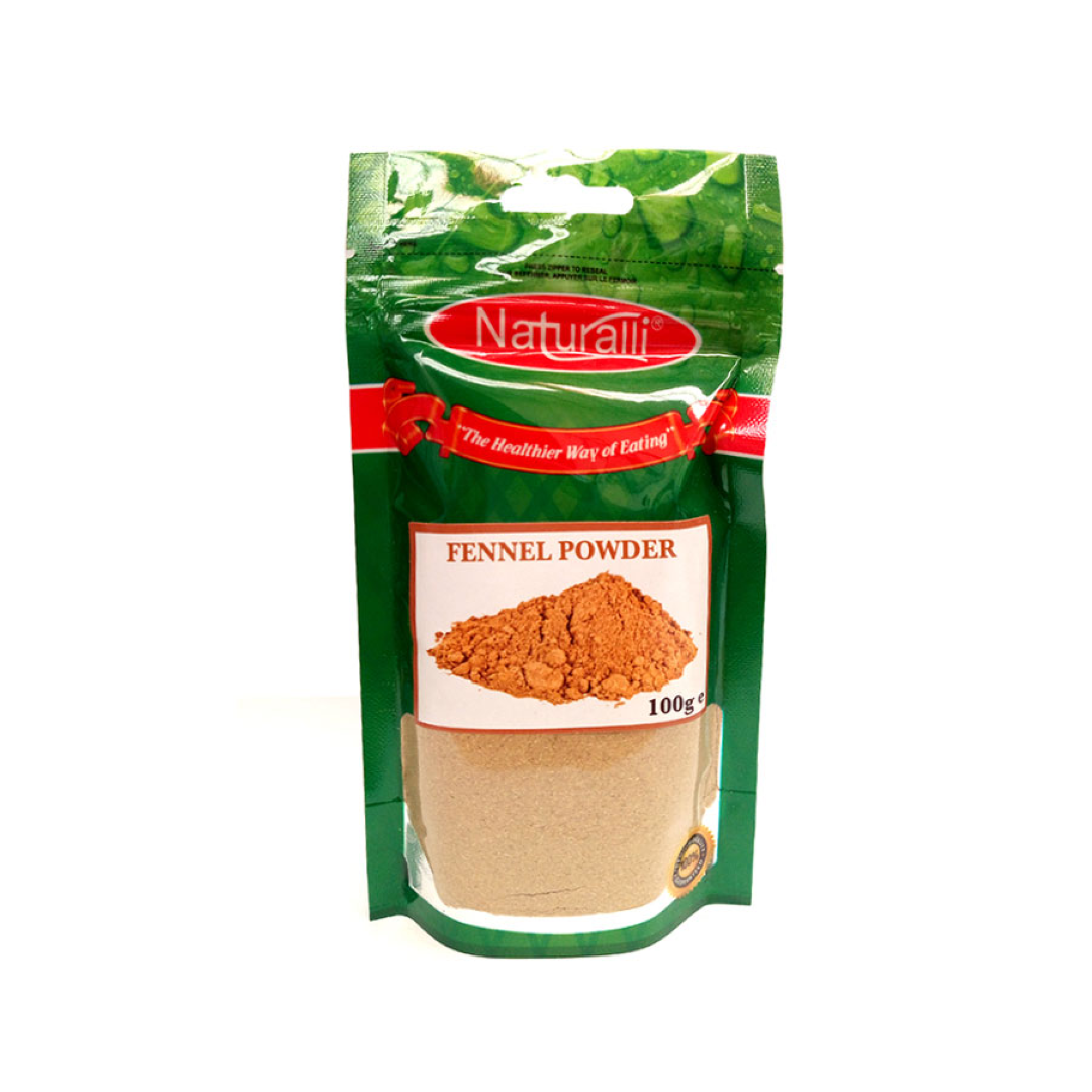 NATURALLI FENNEL POWDER 100G